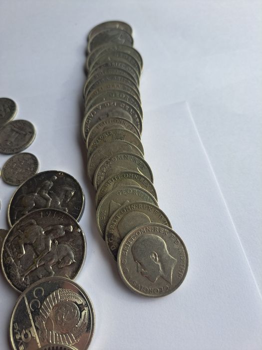 Lot Monede argint 433 grame