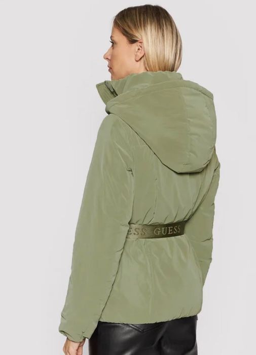 Дамско непромокаемо яке Guess Bella - бордо и маслинено