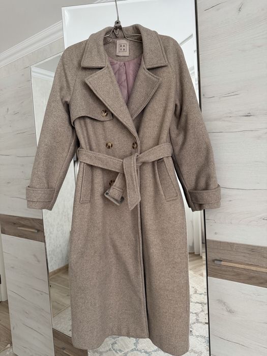 Пальто шерсть классика на стеганном подкладе