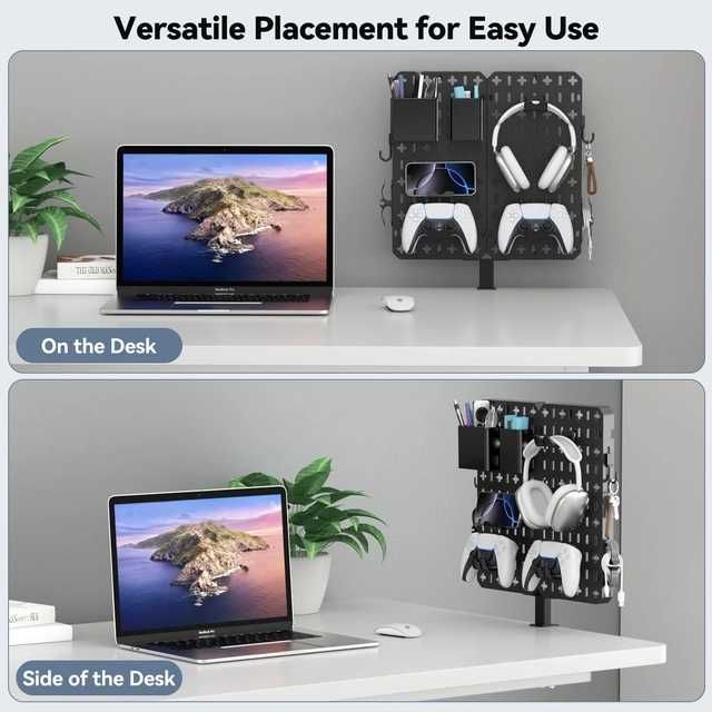 Kit placi perforate KDD cu suporturi si carlige birou