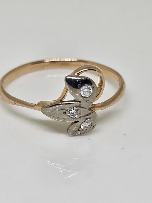 Бриллиант кольцо 583СССР