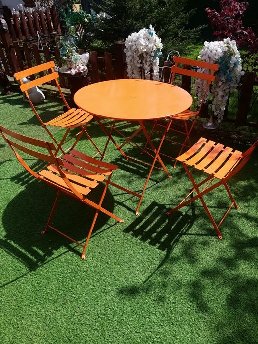 Комплект от маса с 4 стола Метал,