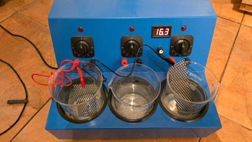 Stație aparat galvanizare profesional / electroliza / placare / aurire