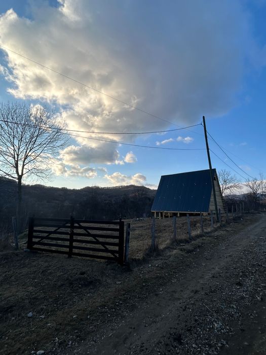 Casa Lemn A-frame cu Teren 1.100mp