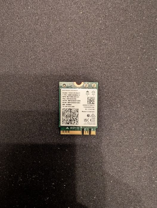 Placa wireless Wi-Fi 6E Intel AX210NGW