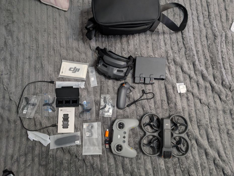 DJI Avata 2 Fly More + 2 пульта + 3 батареи + ND