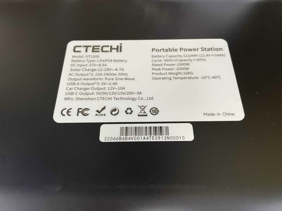 Источник бесперебойного питания 550w powerbank lifepo4