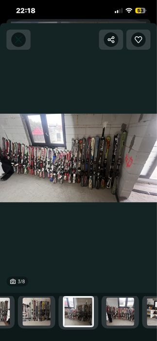 Vand skiuri si clapari la preturi avantajoase