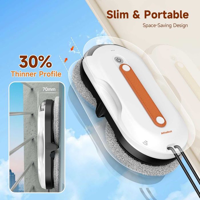 Робот за почистване на прозорци AlfaBot X7Pro,Гаранция