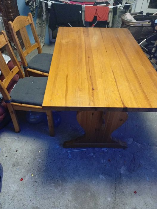 Set living și masa lemn