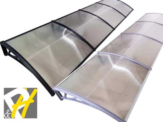 400х100 см Навес Козирка тъмна или светла рамка