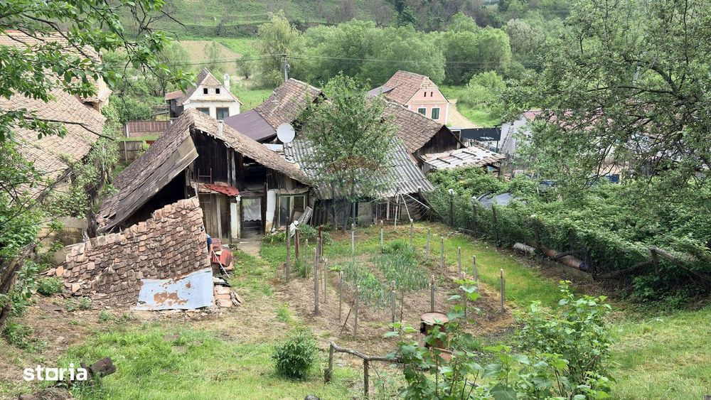 Casă Rustică in Richis, zona buna, grădina cu panorama
