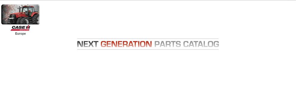 CASE IH Agricultural Europe 2020 - Catalog de piese