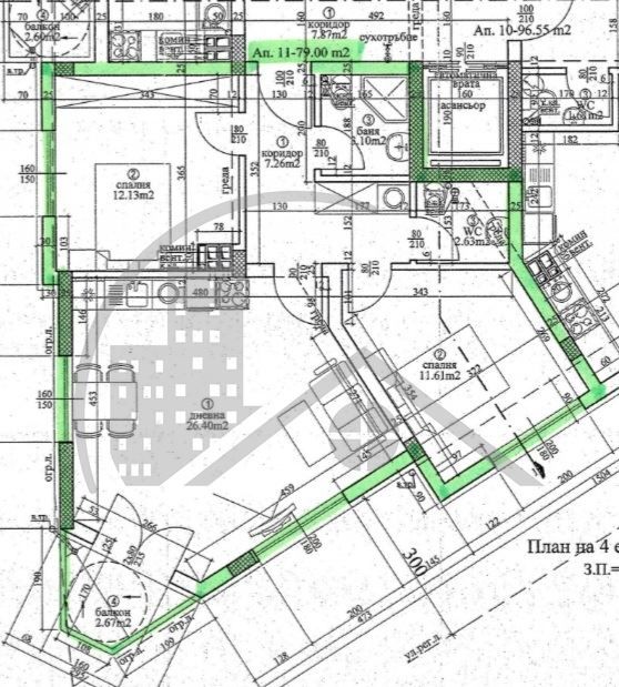 Продава се Тристаен апартамент в Варна, Базар Левски - 96 кв.м за 2202 €/кв.м - Снимка #1