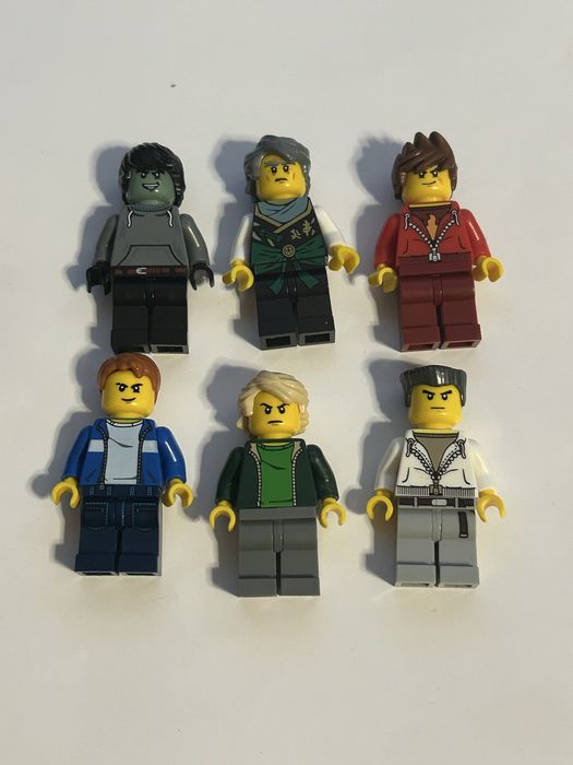 Lot 6 minifigurine compatibile lego ninjago