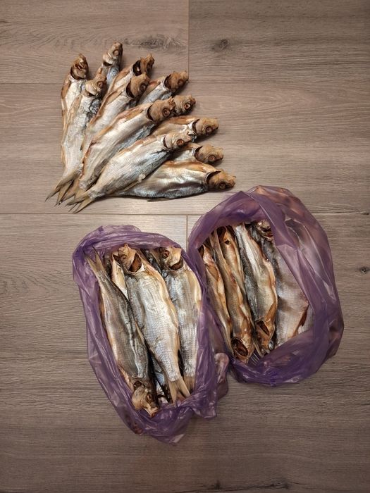 ВЯЛЕНАЯ РЫБА (рыбец, вобла).