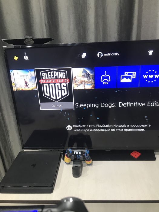 Ps4Slim 1Tb продам с играми на борту