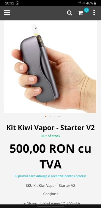 Dipozitiv Kiwi V2 aproape nou