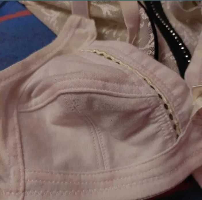 Sutien bumbac marimea 34 alb fara push up