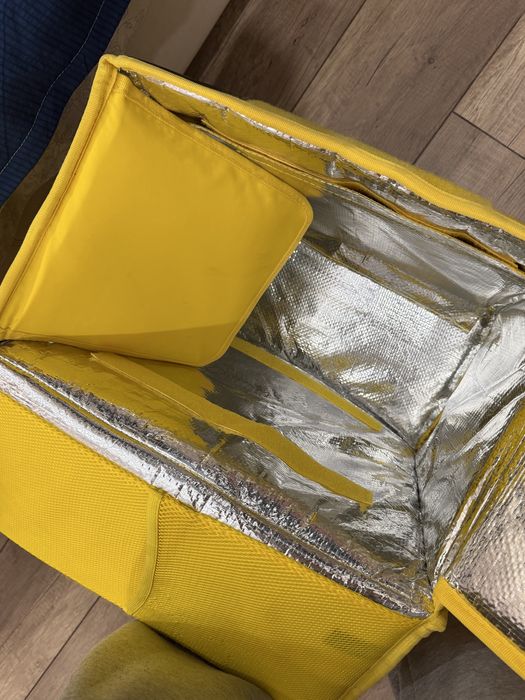 Термосумка желтая