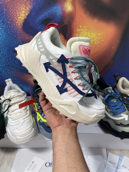 Adidasi Off White ODSY piele naturala Full Box colectie noua