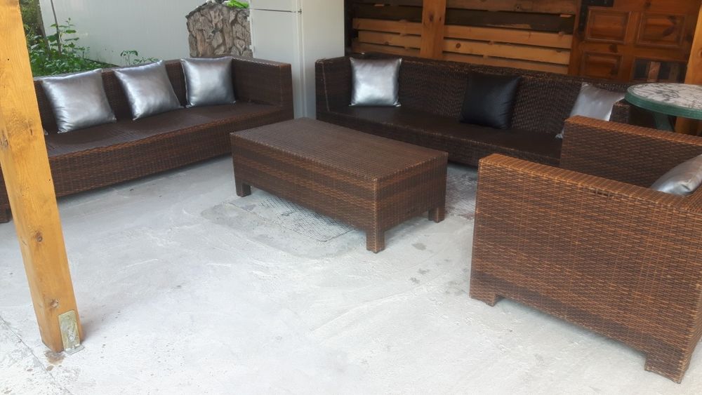 НАМАЛЕН Ратанов диван от Явор