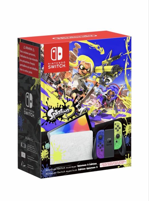 Nintendo switch oled splatoon 3 edition