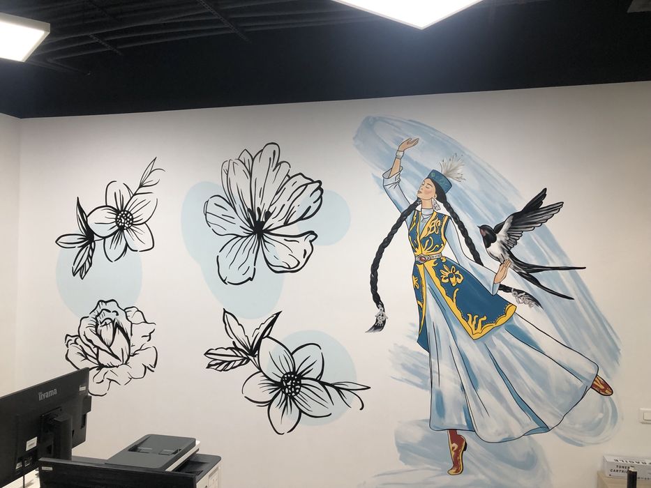 Картины , роспись стен художник