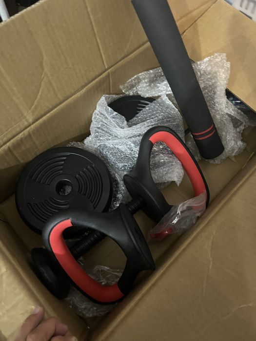 Продам гантели, гиря новая