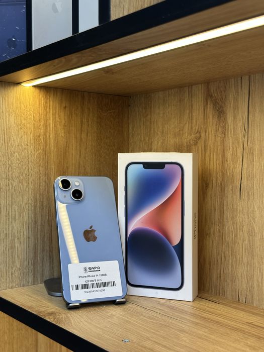 iphone 14 blue идеал &:»»-