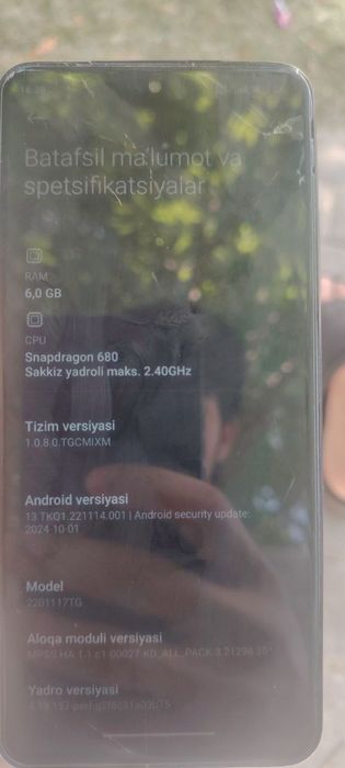 REDMI NOT 11 sotladi