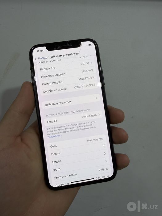 Iphone x 256gb bez feys