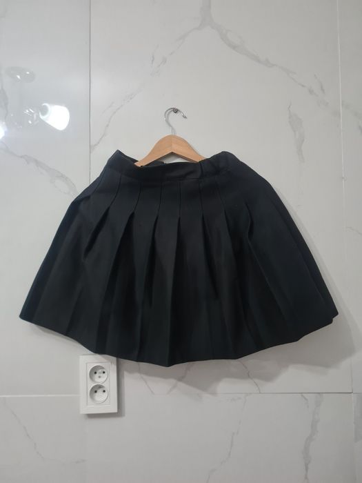 Юбка мини черная школьная S