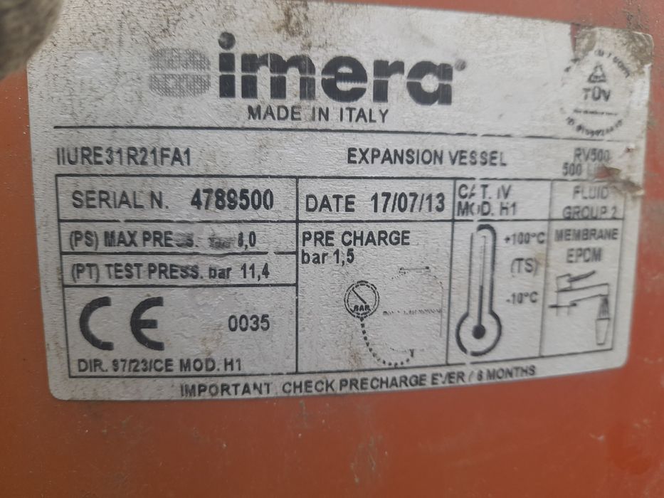 Продажа б.у расширительный бак