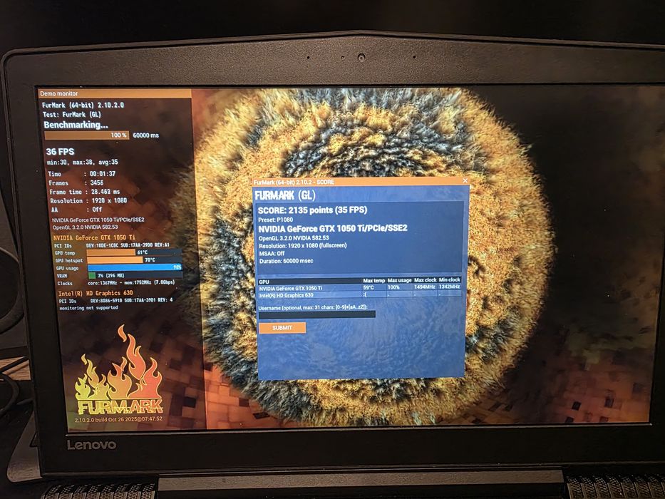 Lenovo Legion Y520  gtx 1050ti, 16gb, i7 q7700 2.8ghz