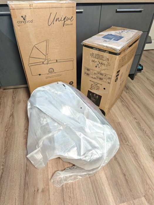 Комбинирана количка 3 в 1 Unique Black