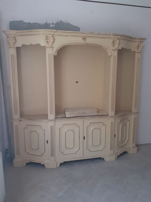 Vitrină lemn retro