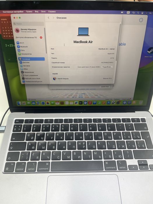 Macbook air 13 m1 256gb