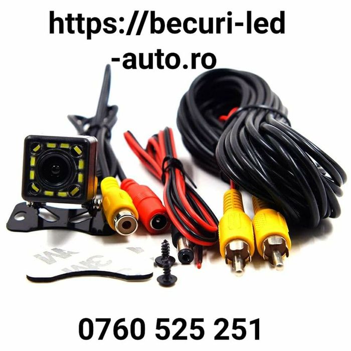 Cameră Auto Față/Spate HD CCD/Infraroșu (Universală) Calitate Premium