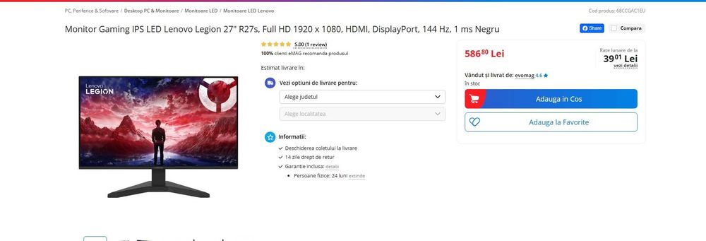 Setup de gaming  nou