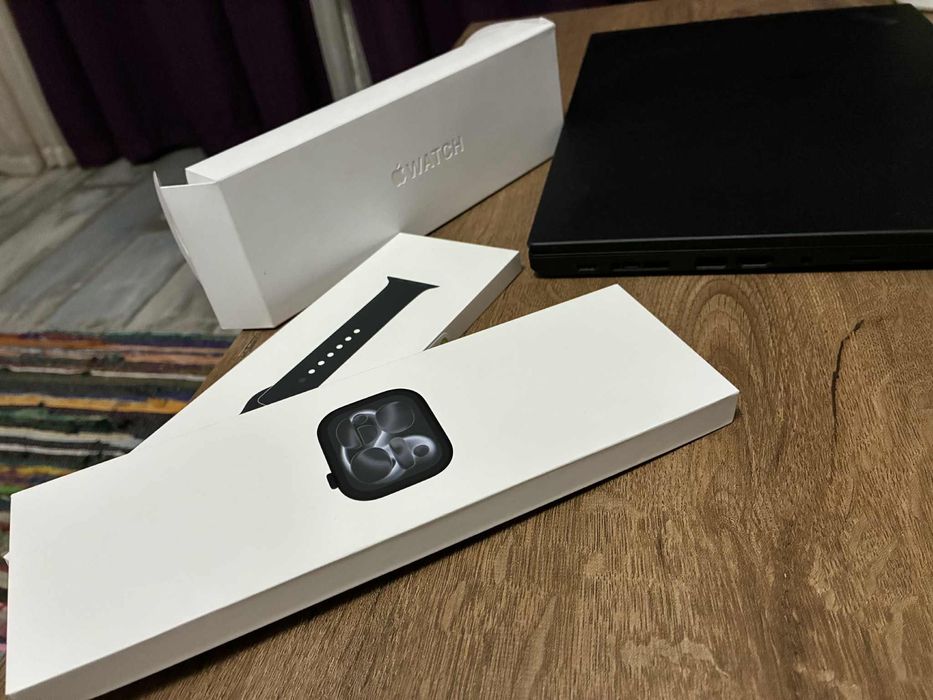 Apple Watch Series 11 46 Mm Al Black Чисто нов +гаранция