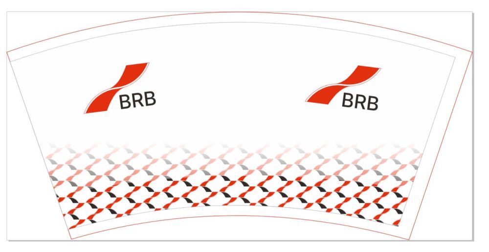 Одноразовая бумажние стаканы с лого