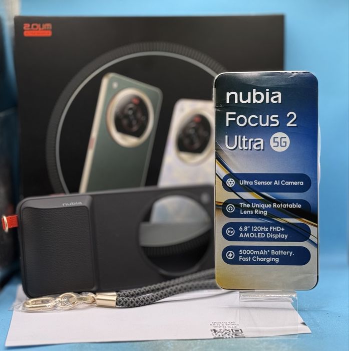 ГАРАНЦИОНЕН!!! ZTE Nubia Focus 2 Ultra 5G, 8GB RAM, 512GB, Forest Green