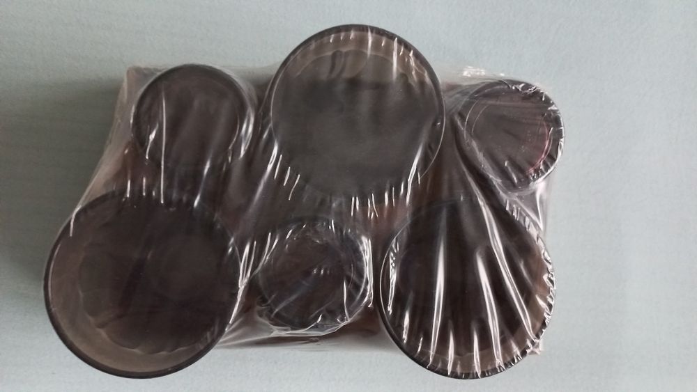 Нов сервиз от 6 чаши от закалено стъкло "Дуралекс"