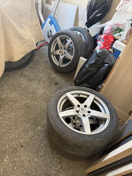 Jante VW 5x112 et45 7.5j cauciucuri iarna