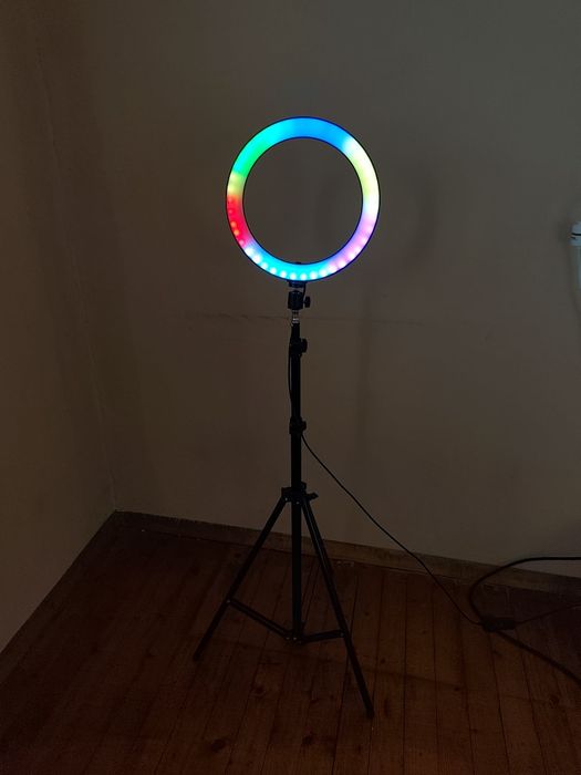 RGB led soft ring light (ринг лампа)