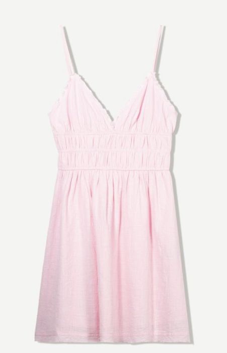 Розова рокля Bershka