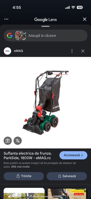 Suflanta electrica Parkside