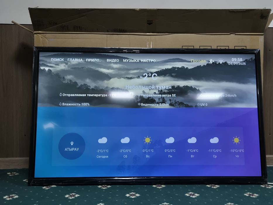 Новый Smart Tv SM558 140см