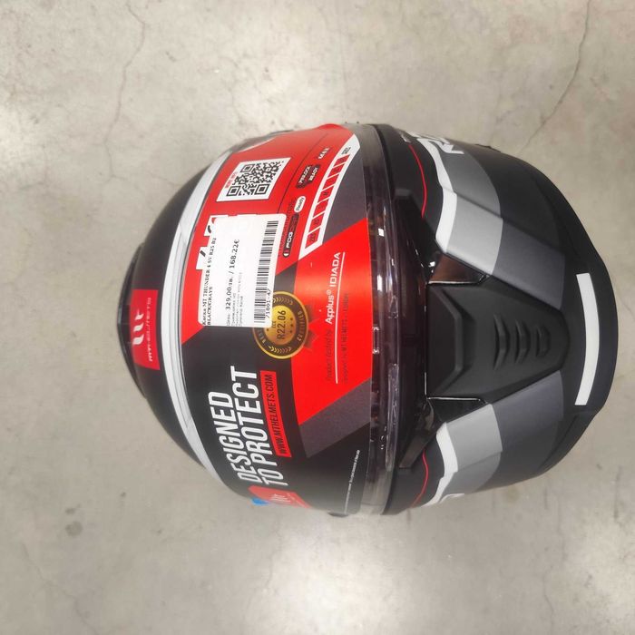 ПРОМОЦИЯ Каска MT Thunder 4 SV R25 B2 BLACK/GRAY - Код: 71801